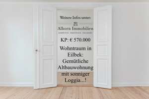 Wohntraum in Eilbek: Gemütliche Altbauwohnung mit sonniger Loggia...!