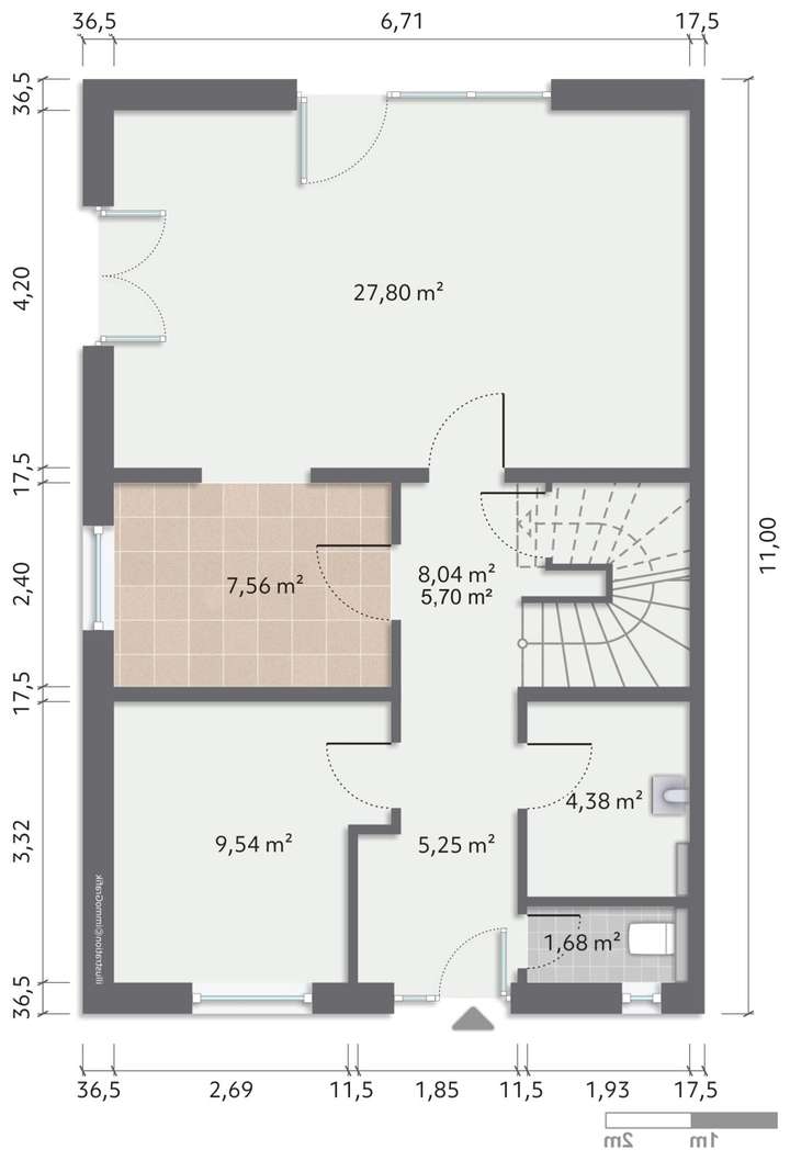 Haus 15 A separierte Küche