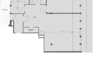 großräumige 2-Zimmer-Wohnung (7.OG) mit Süd-Balkon im Stadtzentrum – Berliner Allee 56, 40212 Friedrichstadt, Düsseldorf – Vorschaubild 2