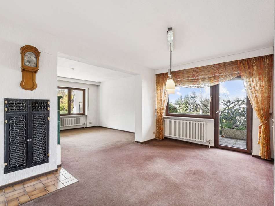 Wohnbereich und Büro