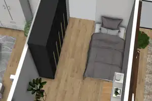 Erstbezug mit Balkon und EBK: Stilvolle 3-Zimmer-Wohnung mit gehobener Innenausstattung in Paderborn – Lülingsberg 8, 33100 Paderborn (Kreis) – Vorschaubild 6