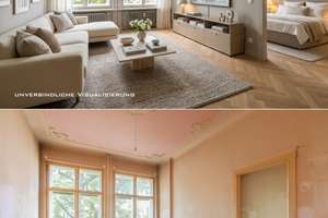 IMMOBERLIN.DE - Charmante Stuck-Altbauwohnung mit ruhigem Balkon im beliebten Rheingauviertel – Die vollständige Adresse der Immobilie erhältst du vom Anbieter., 14197 Friedenau, Berlin – Vorschaubild 7