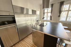 Bezugsfreie, möblierte und frisch renovierte 2 Zimmer Altbau-Wohnung mit Balkon - am Ku´Damm – Die vollständige Adresse der Immobilie erhältst du vom Anbieter., 10711 Halensee, Berlin – Vorschaubild 5