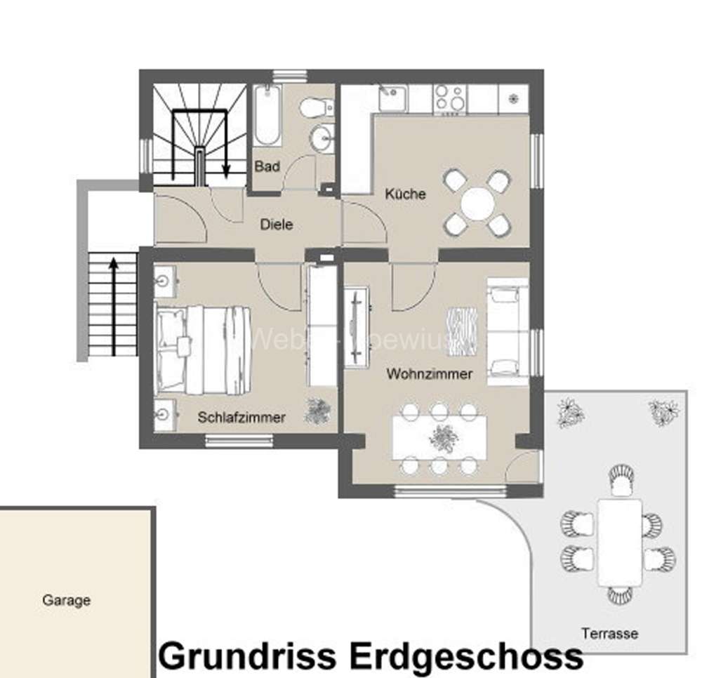 Einfamilienhaus in Rheinnähe - Terrasse, Balkon und 2 Garagen, Ahrweiler Kreis – Bild 3