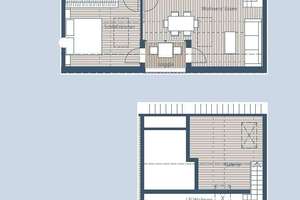 Gemütlich wohnen auf zwei Etagen - 2,5-Zi-Maisonettewohnung mit Loggia
