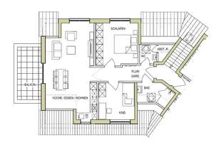Moderne 3-Zimmer-Dachgeschosswohnung mit Südbalkon – Die vollständige Adresse der Immobilie erhältst du vom Anbieter., 42699 Ohligs/Aufderhöhe/Merscheid, Solingen – Vorschaubild 12