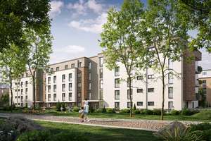 Modern & exklusiv: Helle 3-Zi.-Neubauwohnung in Langen mit Balkon, E-Ladestation & Tiefgarage