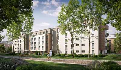 Modern & exklusiv: Helle 3-Zi.-Neubauwohnung in Langen mit Balkon, E-Ladestation & Tiefgarage
