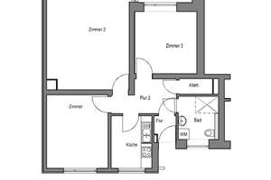 3-Zimmer-Wohnung mit Ausblick  - "Freie Scholle eG" – Innstr. 16, 33689 Sennestadt, Bielefeld – Vorschaubild 14
