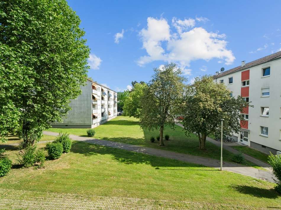 Blick vom Balkon