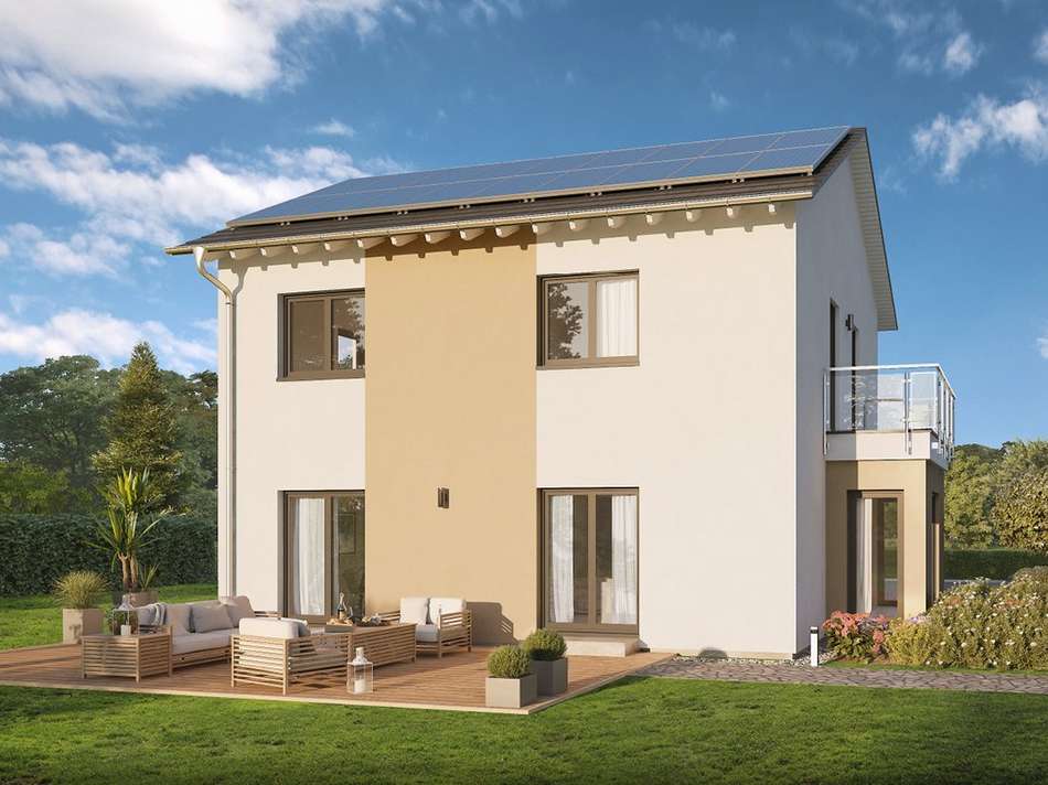 Sonniges Haus mit Balkon