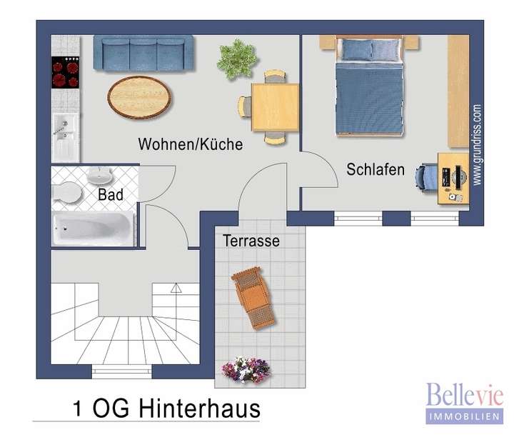 1 OG Hinterhaus
