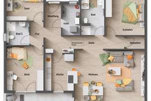 Bungalow mit Festpreis – sichere Planung von Anfang an – Die vollständige Adresse der Immobilie erhältst du vom Anbieter., 93102 Pfatter – Vorschaubild 5