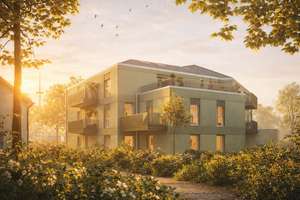 3 Zimmer & Garten . R354 - Die Idee vom Wesentlichen.  München-Riem. Massivbauweise, KfW40+QNG