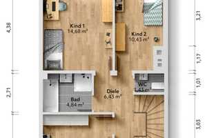 Einziehen und wohlfühlen: Saniertes Reihenmittelhaus in Moers – Wesel (Kreis) – Vorschaubild 35