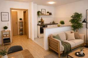 2-Zimmer-Dachgeschosswohnung mit Loggia und Tiefgaragen- Stellplatz