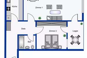 2-Zimmer-Wohnung mit Weitblick auf die Starkenburg – Gießener Straße 9, 64646 Heppenheim (Bergstraße) – Vorschaubild 2