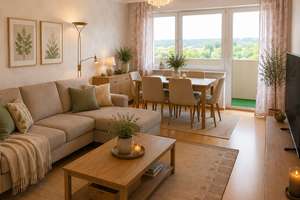 Großzügige 3-Zimmer-Dachgeschosswohnung mit Balkon und Weitblick in Groß-Gerau