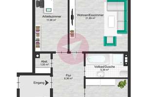 3 Zi.-Whg. mit Penthouse-Charakter in exklusiver Lage von Hummelsbüttel – Die vollständige Adresse der Immobilie erhältst du vom Anbieter., 22339 Hummelsbüttel, Hamburg – Vorschaubild 16