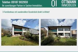 Dreifamilienhaus mit wundervollem Grundstück direkt in Altdorf