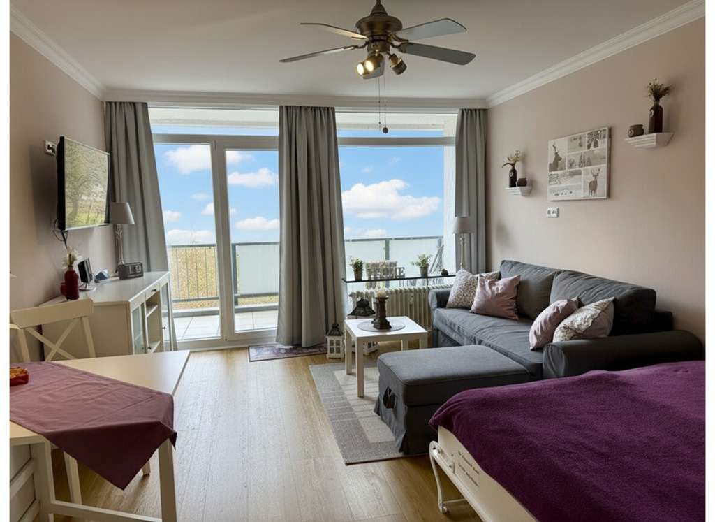 Immobilie in Möhnesee - Charmante Ferienwohnung am Möhnesee mit Pool, Sauna und Sonnenterrasse mit Seeblick - Bild 4