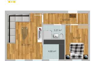 *** RAUS von zu HAUSE - Singlewohnung mit EBK*** – Limbacher Straße 51, 9113 Kaßberg, Chemnitz – Vorschaubild 2