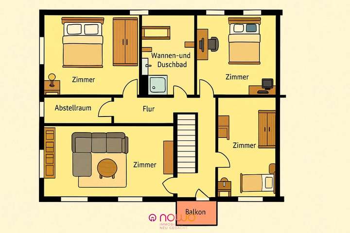 Grundriss Obergeschoss