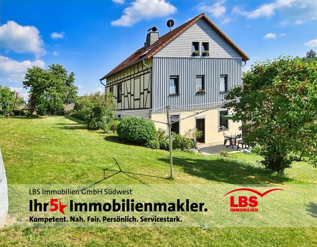 Immobilie in Klingelbach - Fachwerk Idylle mit Traumgarten - Bild 0