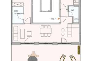 Exklusives Penthouse im Neubau | Große Süd-Dachterrasse | Oker & Ringgleis vor der Tür |  WE 41 – Eichtalstraße 13, 38114 Westliches Ringgebiet, Braunschweig – Vorschaubild 9