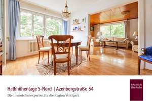 Halbhöhenlage S-Nord: Großzügige 4-Zi.-Wohnung, 2 Balkone, Parkett & Einbauküche +++
