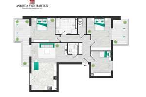 Helle 4-Zimmer-Wohnung mit zwei Balkonen in einer Lage zum Wohlfühlen – Die vollständige Adresse der Immobilie erhältst du vom Anbieter., 22179 Bramfeld, Hamburg – Vorschaubild 14