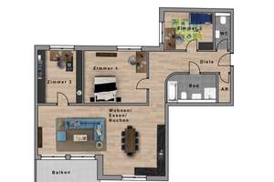 " Neubau - Traumwohnung in Krefeld - Fischeln - modern, hochwertig & komfortabel " – Die vollständige Adresse der Immobilie erhältst du vom Anbieter., 47807 Fischeln, Krefeld – Vorschaubild 15