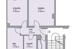 Wahren - Dreiraumwohnung im Wohnpark Auensee mit Tageslichtbad und Balkon – Linkelstraße 40, 4159 Wahren, Leipzig – Vorschaubild 14