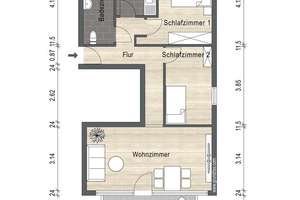 Ruhige Lage, Terrasse & Gartenzugang – vertragsfreie 3-Zimmer-Wohnung zum fairen Preis – Die vollständige Adresse der Immobilie erhältst du vom Anbieter., 18119 Seebad Warnemünde, Rostock – Vorschaubild 22
