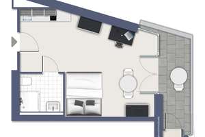 Möbliertes Business-Apartment "Double-Suite"  zum Verlieben! – Am Wallgraben 140, 70565 Wallgraben-West, Stuttgart – Vorschaubild 12