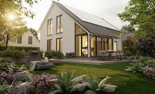 Exklusiv. Individuell. Wertbeständig. – Ihr modernes Massivhaus mit Wintergartenhaus inkl. Keller!