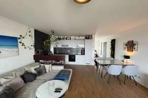 Mainz Zollhafen 2 Zimmerwohnung mit Loggia und Ausblick auf den  Rhein