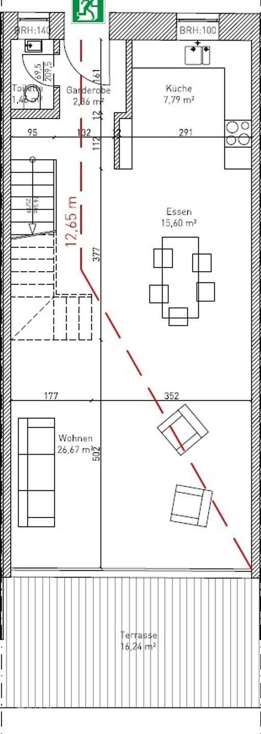 Grundriss 6 Haus K EG