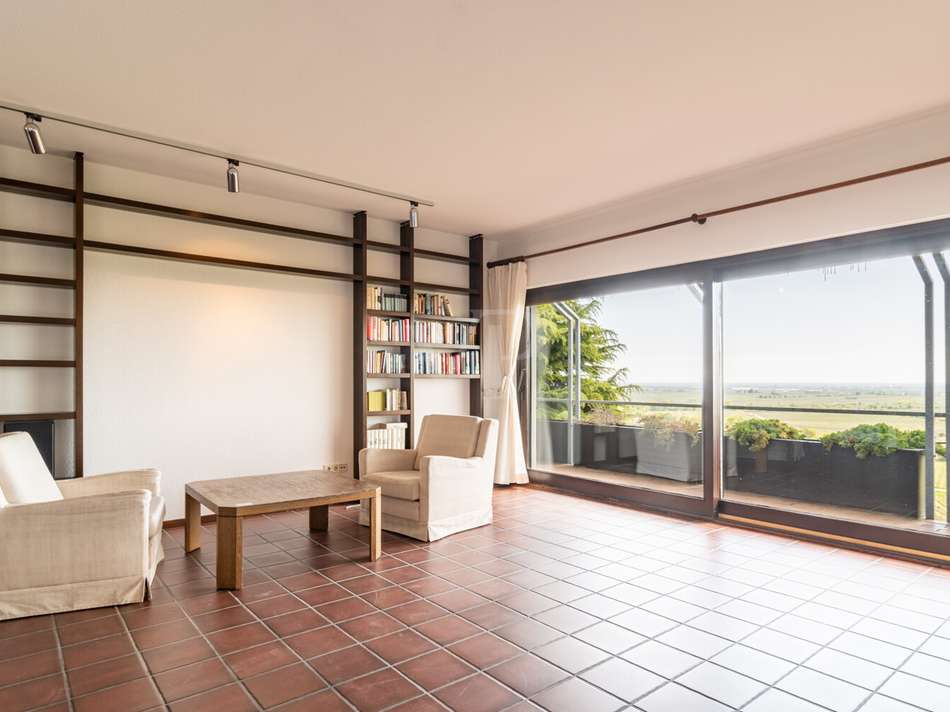 Wohnzimmer mit Blick über die 