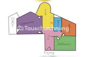 Tauschwohnung: 2 Zimmer, hell und Südbalkon, Tausch gegen 3–4 Zi