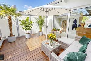 Traumwohnung mit zwei großen Dachterrassen nur 10-Gehminuten von der U- und S-Bahn entfernt – Die vollständige Adresse der Immobilie erhältst du vom Anbieter., 81825 Gartenstadt Trudering, München – Vorschaubild 43