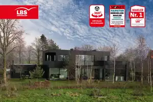 Zeitlos modernes Einfamilienhaus - Bauhausstil mit Panorama-Natur... – Minden-Lübbecke (Kreis) – Vorschaubild 1