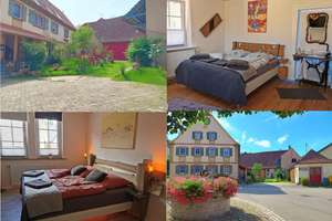 Charmantes Landhaus-Ensemble mit großzügigen Nebengebäuden und vielseitigem Nutzungspotenzial – Die vollständige Adresse der Immobilie erhältst du vom Anbieter., 97996 Niederstetten – Vorschaubild 1