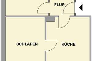 2-Raum-Erdgeschosswohnung in ruhiger Wohnlage – Ostheim 5, 9127 Gablenz, Chemnitz – Vorschaubild 2