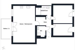 3-Zimmer-Wohnung mit Südwest-Balkon und TG-Stellplatz idyllisch gelegen in Düsseldorf Unterbach – Die vollständige Adresse der Immobilie erhältst du vom Anbieter., 40627 Unterbach, Düsseldorf – Vorschaubild 14