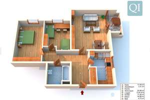 QI: Stadtnah, ruhig, im Grünen – moderne 3-Zimmer-Wohnung mit Balkon zum Wohlfühlen – Die vollständige Adresse der Immobilie erhältst du vom Anbieter., 30459 Ricklingen (Ortsteil), Hannover – Vorschaubild 14