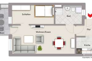 Sofort Bezugsfrei - 37 Chancen für Anleger - Wohnen oder Pflege, flexibel gestaltbar! – Die vollständige Adresse der Immobilie erhältst du vom Anbieter., 76189 Oberreut, Karlsruhe – Vorschaubild 11