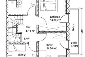 Klimaneutrale Doppelhaus Hälfte mit Garten, großer Terrasse,  Bergblick – Die vollständige Adresse der Immobilie erhältst du vom Anbieter., 83052 Bruckmühl – Vorschaubild 17