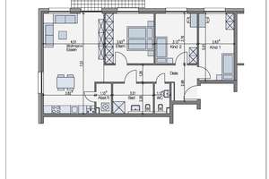Exklusive Neubauwohnung Nähe Südpark – Zollstr. 123, 44869 Höntrop, Bochum – Vorschaubild 2