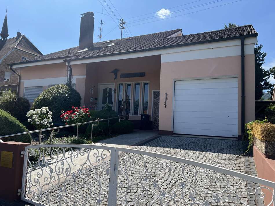 Hauszugang mit Garage